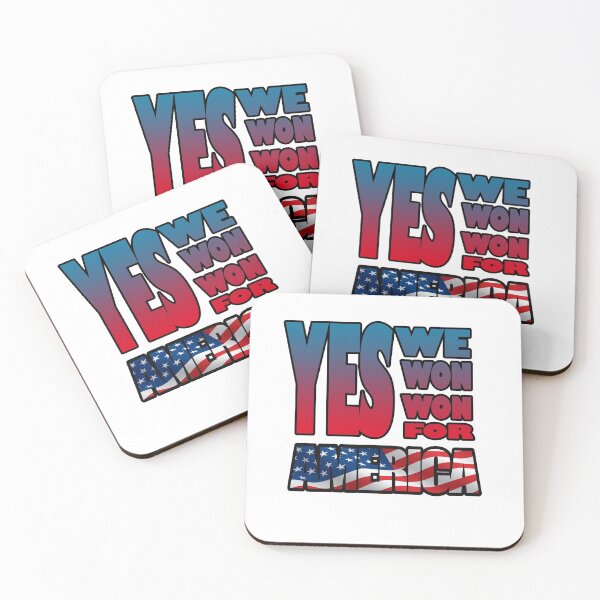 Item preview, Yes We Won Won for America  designed and sold by magickoold.