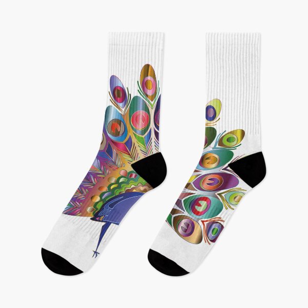 Item preview, Digital drawing of colourful peacock designed and sold by KevinVee.