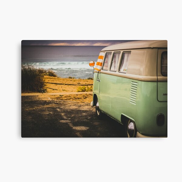 Vintage van photo Canvas Print