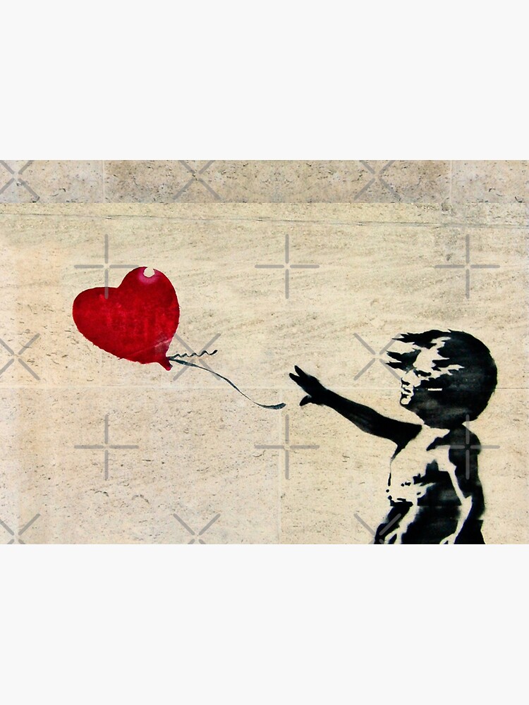 Banksy's Girl with a Red Balloon III by zuluspice