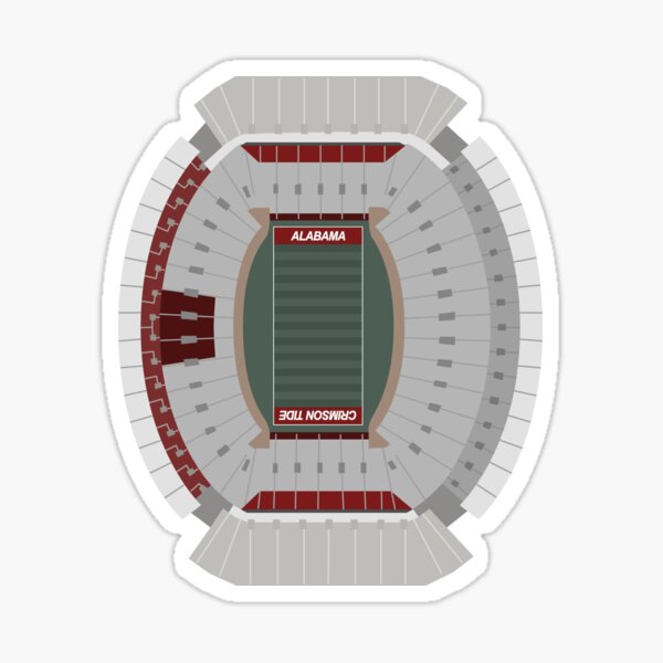 Bryant-Denny Stadium, University of Alabama, Football Sticker