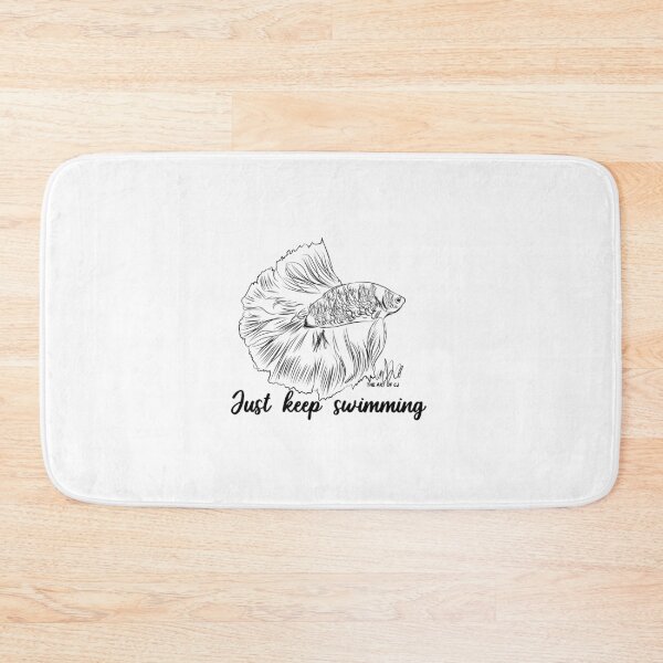 Item preview, Just Keep Swimming (Betta Fish) designed and sold by TheArtOfCJ.