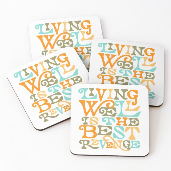 Item preview, Living Well is the Best Revenge designed and sold by lorenklein.