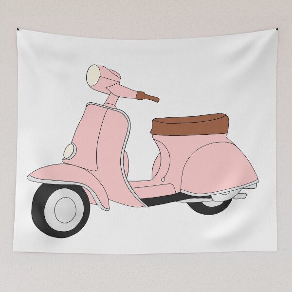 Item preview, pastel pink motorcycle designed and sold by Narniax.