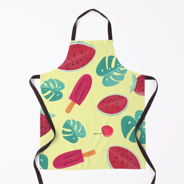 Item preview, Pattern of Strawberrys, Watermelons, Cherrys and Leaves Fruits designed and sold by SimplePickUps.