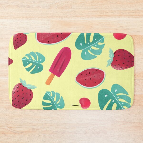 Item preview, Pattern of Strawberrys, Watermelons, Cherrys and Leaves Fruits designed and sold by SimplePickUps.