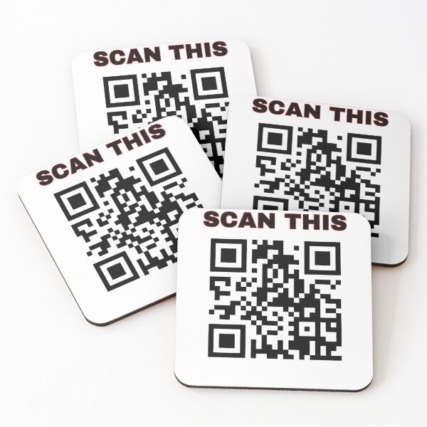Item preview, RICK ROLL QR CODE RICK ROLLED designed and sold by akitahti.