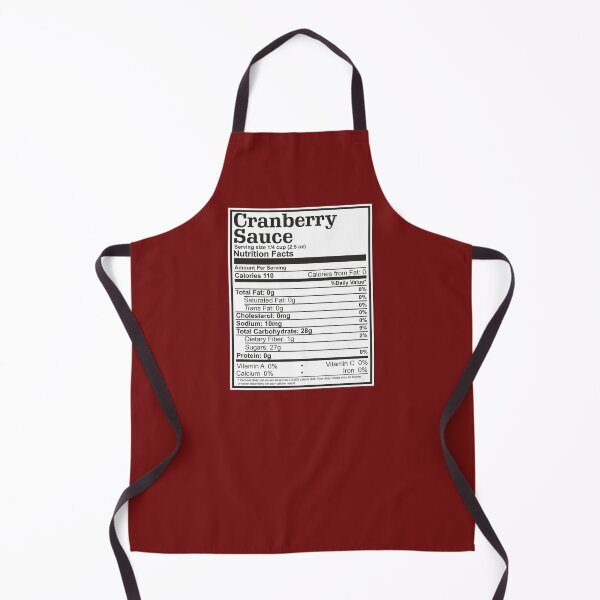 Item preview, Cranberry Sauce Nutrition Facts Thanksgiving Funny Food Nutrients  designed and sold by alenaz.