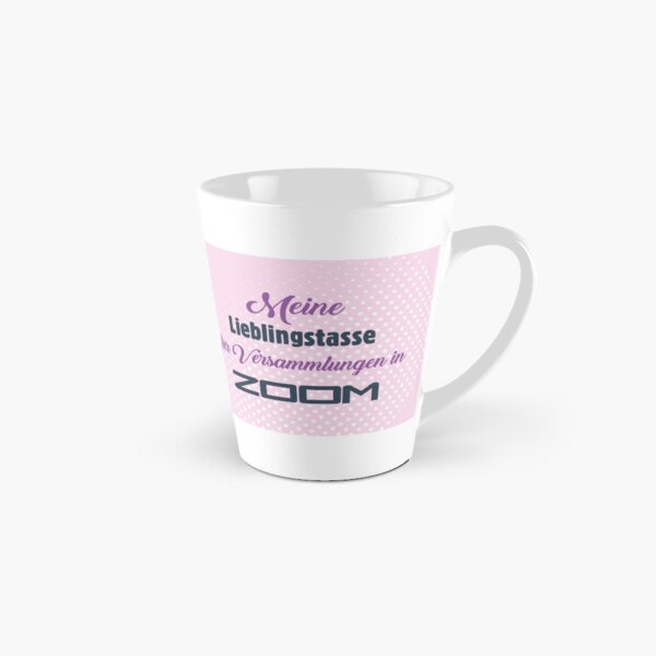 "Meine Lieblingstasse für ZOOM" Tasse (konisch)
