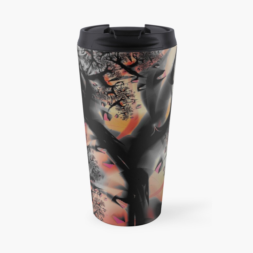 Fractal Forest - Tree Art Travel Mug