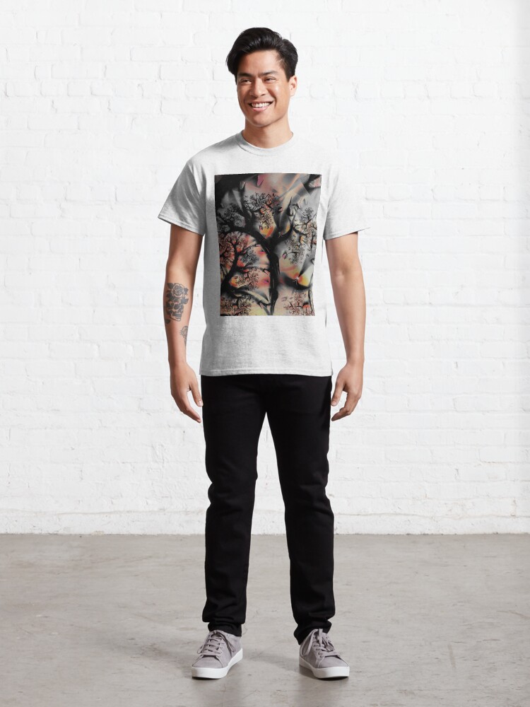 Alternate view of Fractal Forest - Tree Art Classic T-Shirt