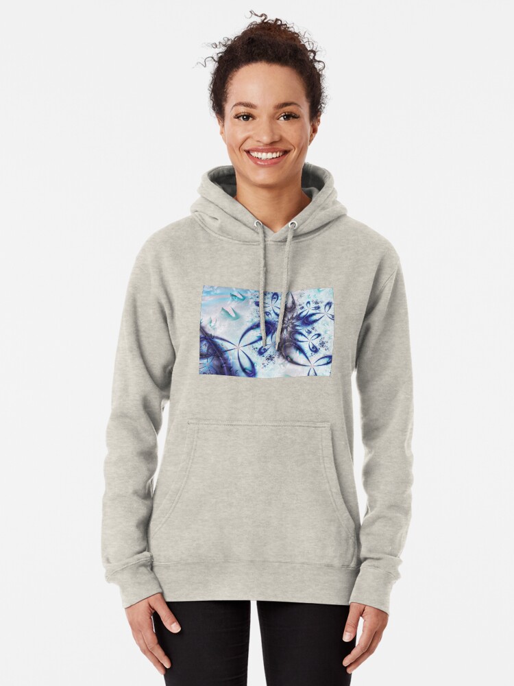 Alternate view of Ice Spiral Pullover Hoodie