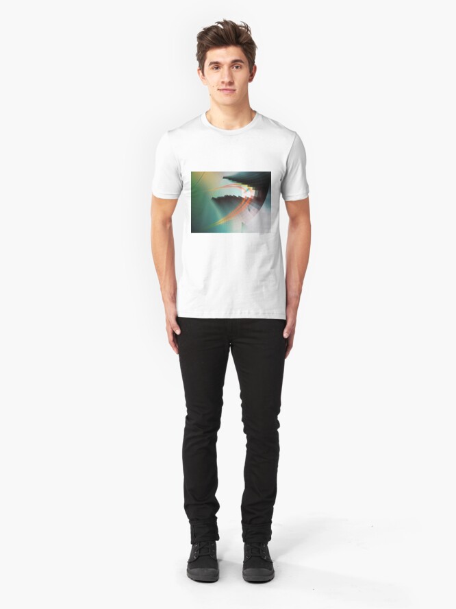 Alternate view of Multi-Color Abstract Symbol Slim Fit T-Shirt