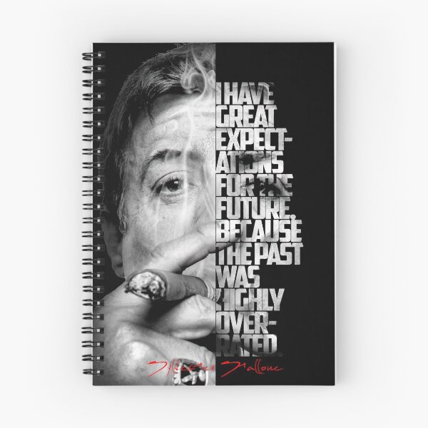 Item preview, Black and white Sylvester Stallone quote poster designed and sold by Enea Kelo.