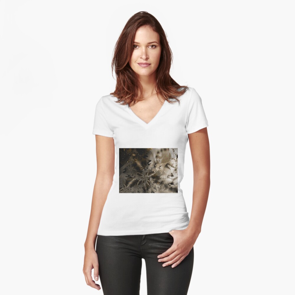 Item preview, Fitted V-Neck T-Shirt designed and sold by garretbohl.