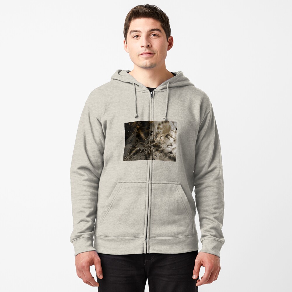 The Badlands Space Art Zipped Hoodie