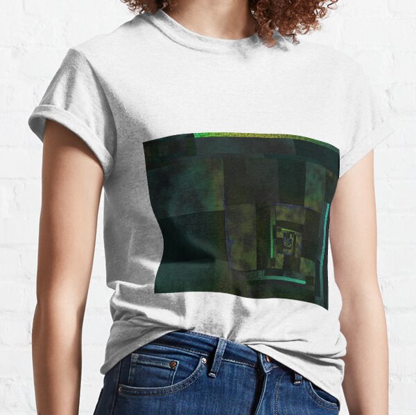 City Abstract Dark Blue / Marble Classic T-Shirt