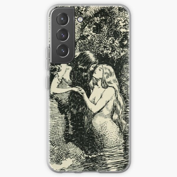 "The Nymph Caught The Dryad In Her Arms" By H.R. Millar (1904) Sapphic Vintage Print Samsung Galaxy Soft Case