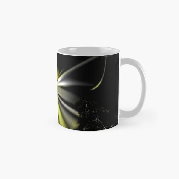 Yellow Flower Abstract Classic Mug