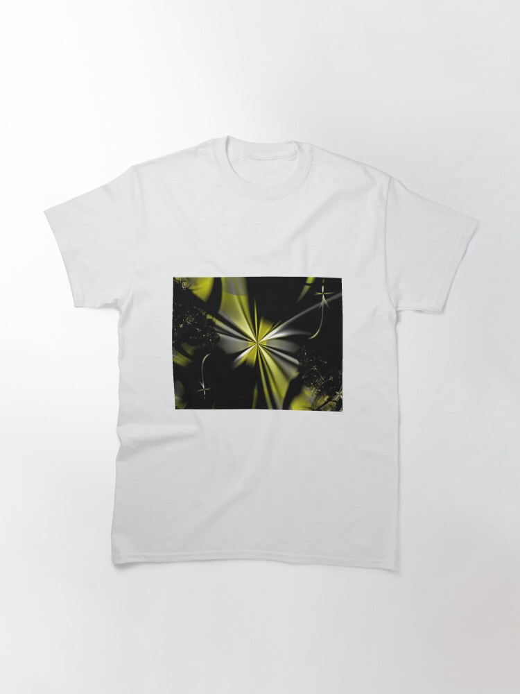 Alternate view of Yellow Flower Abstract Classic T-Shirt