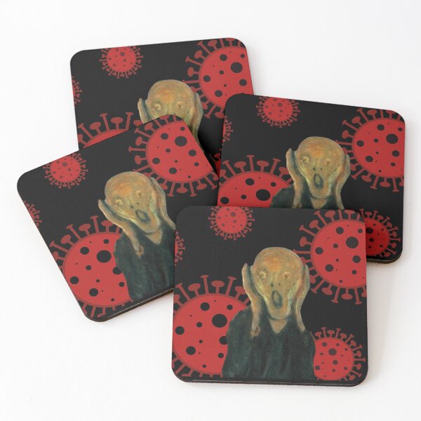 Item preview, The Scream to Corona Black Version designed and sold by ArtStore20.