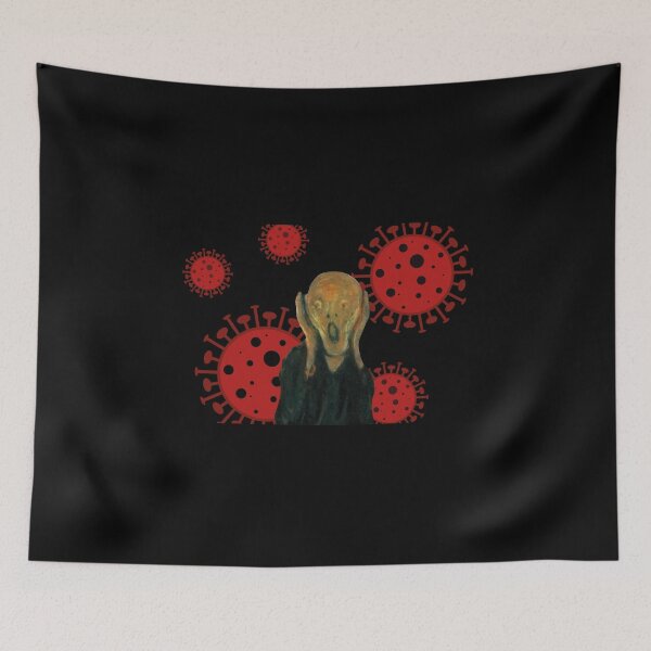 Item preview, The Scream to Corona Black Version designed and sold by ArtStore20.