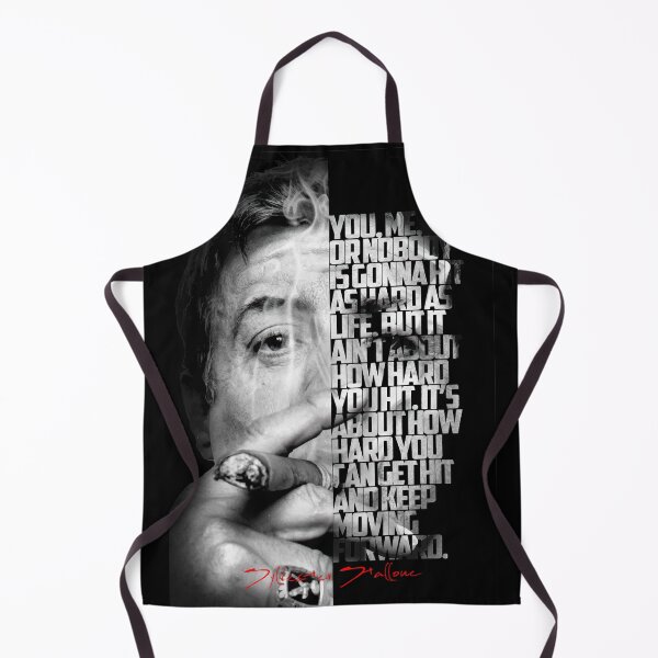 Item preview, Black and white Sylvester Stallone quote poster designed and sold by Enea Kelo.