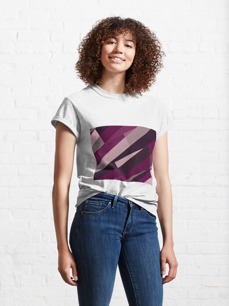 Alternate view of Pink Purple Leopard Design Pattern Classic T-Shirt