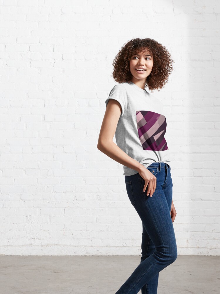 Alternate view of Pink Purple Leopard Design Pattern Classic T-Shirt