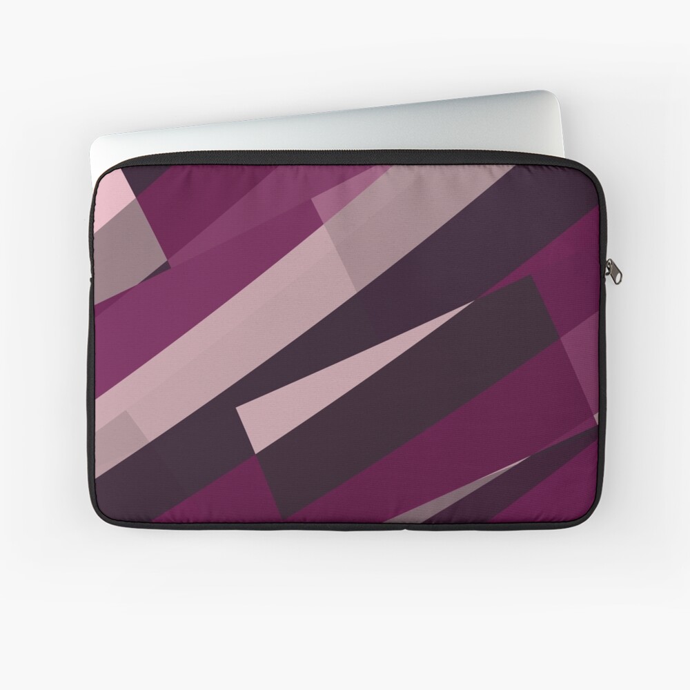 Pink Purple Leopard Design Pattern Laptop Sleeve