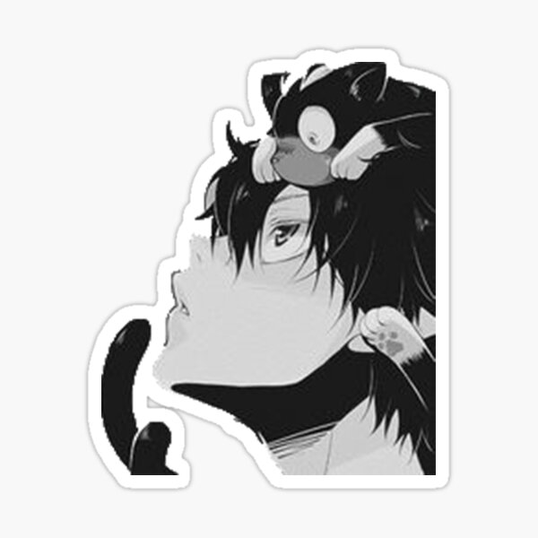 blue exorcist Sticker fini brillant