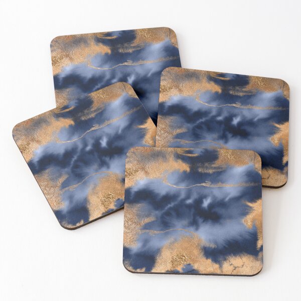 Item preview, Blue Thunderstorm And Copper designed and sold by MysticMarble.