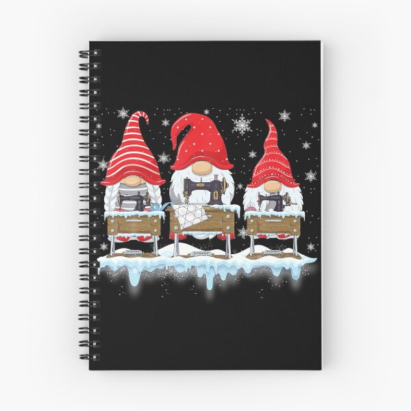 Item preview, Cute Sewing Gnomes Santa Quilting Xmas Funny Christmas designed and sold by Charles Brian.
