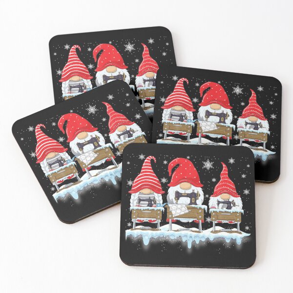 Item preview, Cute Sewing Gnomes Santa Quilting Xmas Funny Christmas designed and sold by Charles Brian.
