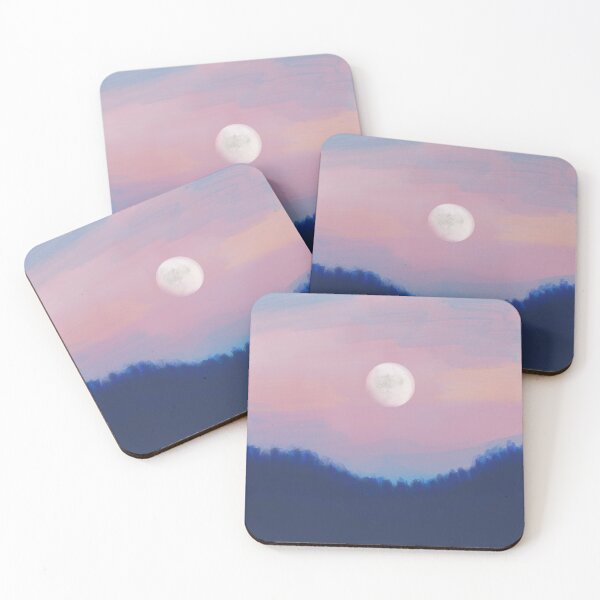 Item preview, moon at twilight / dusk / sunset designed and sold by DesignByJennyyy.