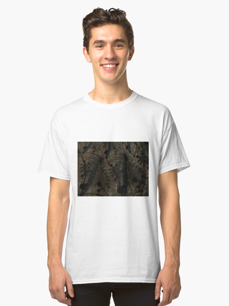 Alternate view of Forest Floor Art Texture Classic T-Shirt