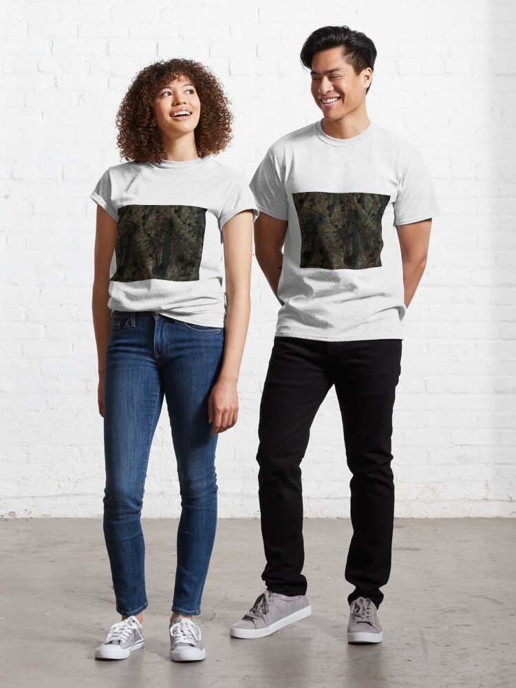 Thumbnail 1 of 7, Classic T-Shirt, Forest Floor Art Texture designed and sold by Garret Bohl.
