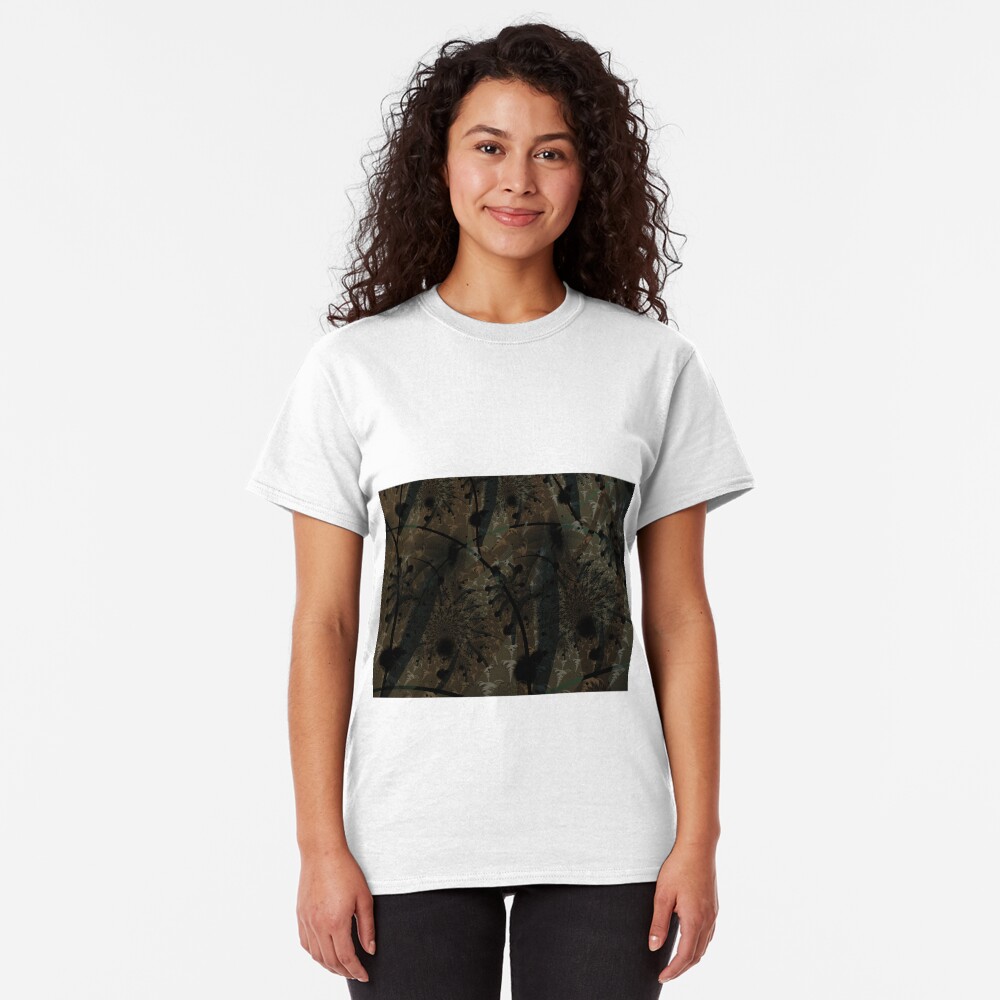 Forest Floor Art Texture Classic T-Shirt