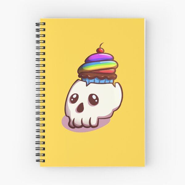 Item preview, Skull Cupcake Halloween Cute Food designed and sold by ellione-loire.