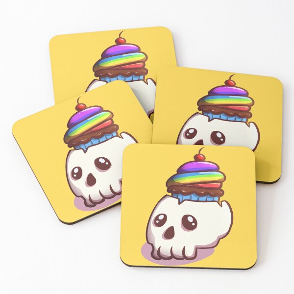 Item preview, Skull Cupcake Halloween Cute Food designed and sold by ellione-loire.