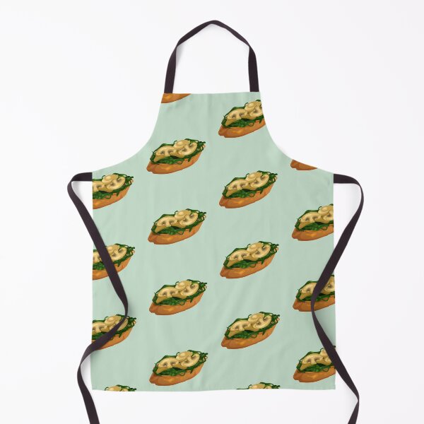 Item preview, Spinach and Mushroom Bruschetta designed and sold by Alicia Chee.