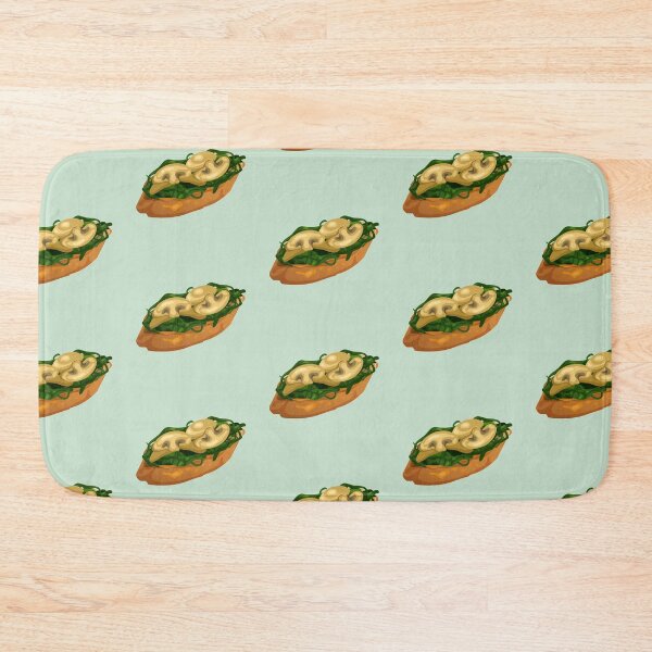 Item preview, Spinach and Mushroom Bruschetta designed and sold by Alicia Chee.