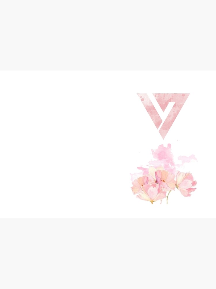 Floral Watercolor Seventeen Logo (Kpop) by manzae