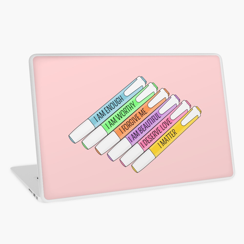 Pastel Rainbow Sticky Notes With Case - Polka Dots, Page Markers