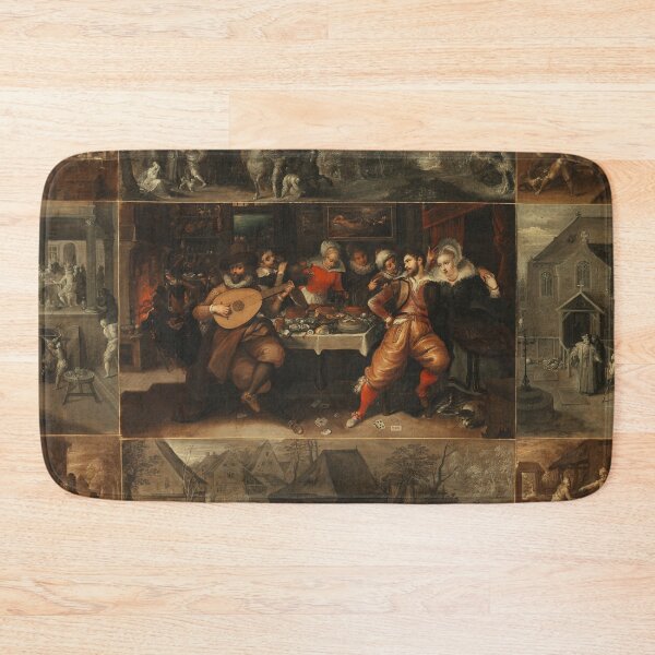 Item preview, The History of the Prodigal Son classic Vintage oil painting - Frans Fricken designed and sold by Vintage Designs +.