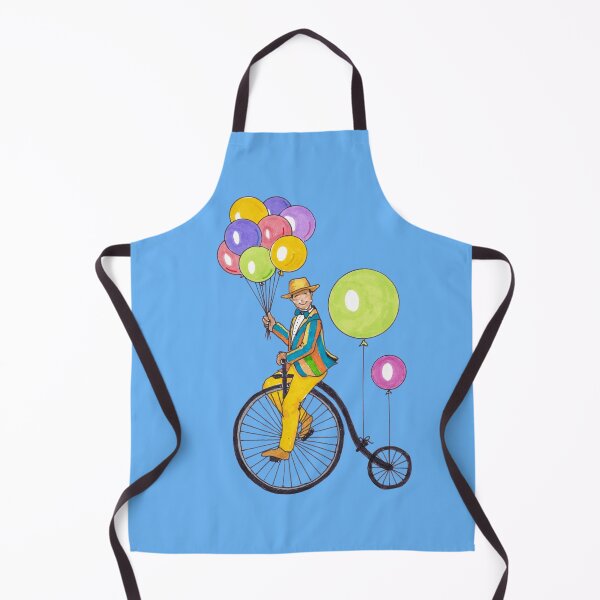 Item preview, Bicyclist with Balloons designed and sold by KatydidKay.