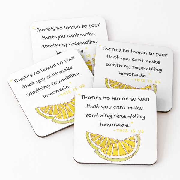 Item preview, This is US - Lemonade Quote designed and sold by Louay Oudi.