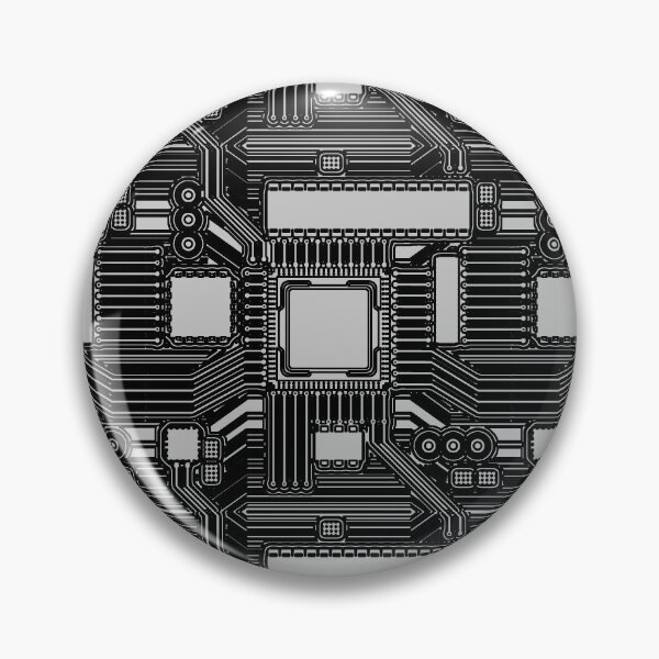 Item preview, Black & White Motherboard Design mask designed and sold by DriXxArt.