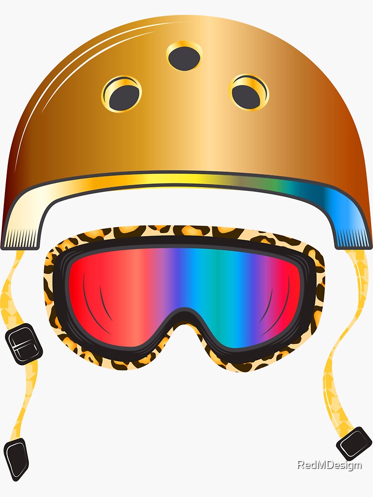 "Cool Helmet (skateboard helmet )" Sticker for Sale by RedMDesigm