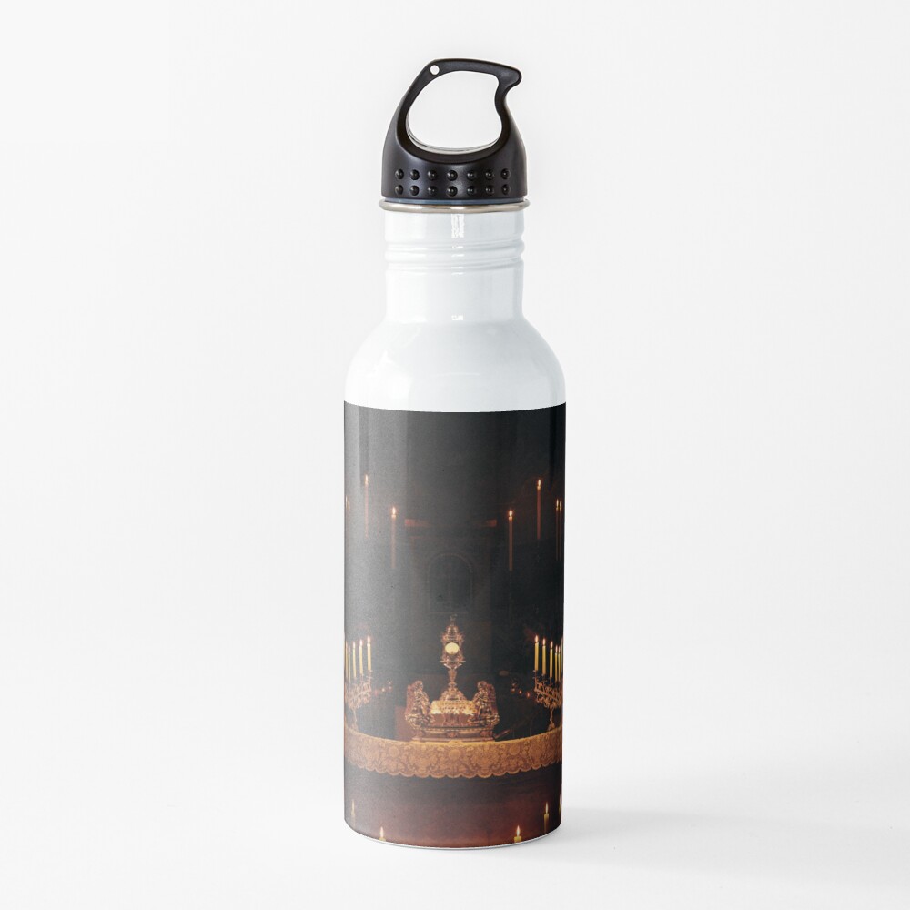 Monstrance & Candles Water Bottle